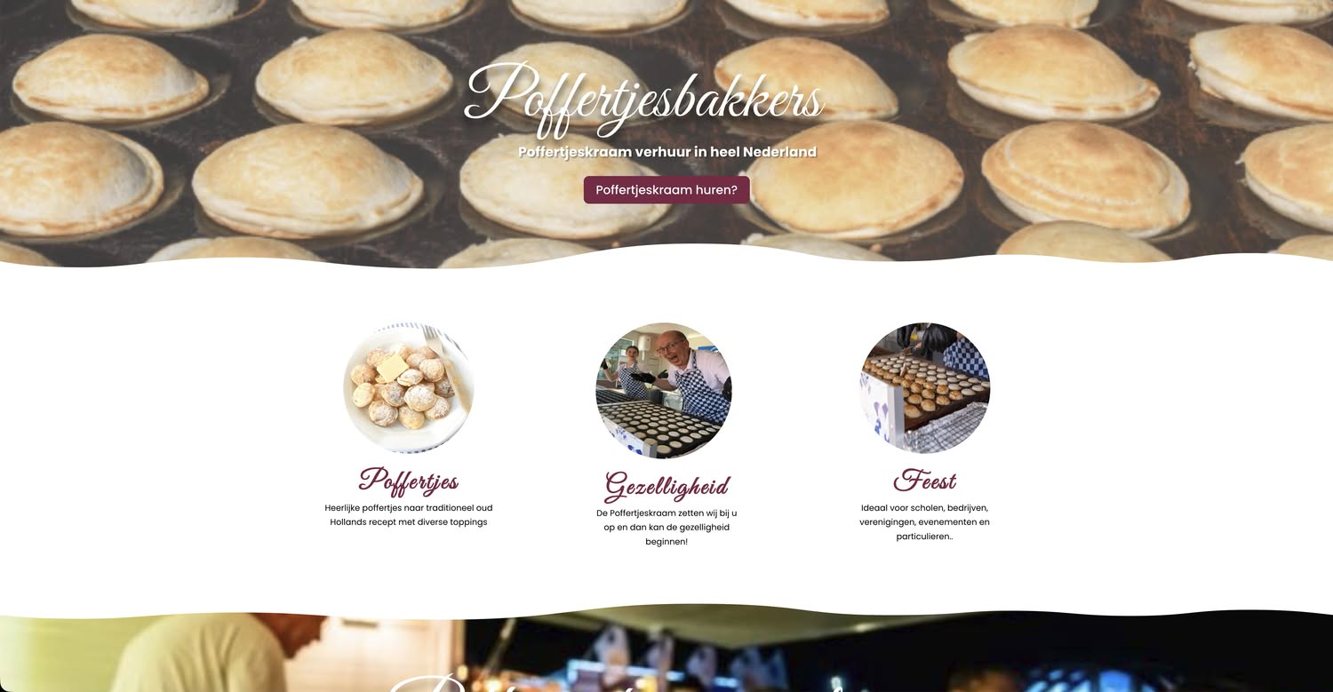 Website poffertjesbakkers.nl